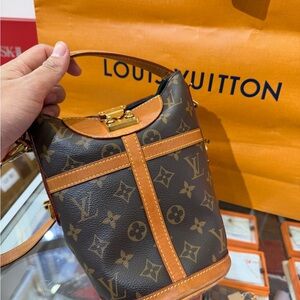 Louis Vuitton Brown Monogram Shoulder Bag